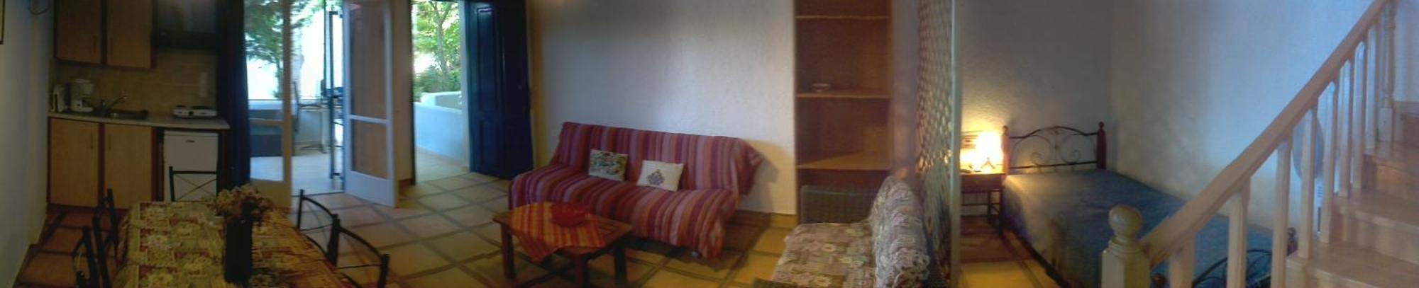 9 Musses Hotel Apartments Skala Mistegnon Zimmer foto